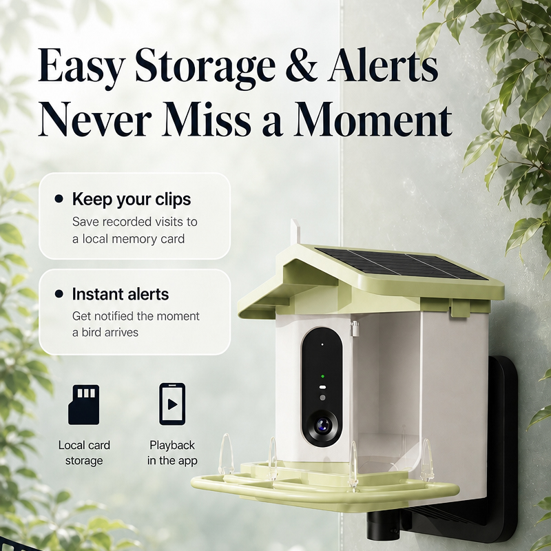 Bird Feeder Camera Wifi Smart Ai - Solar Bird Feeder With Camera Smart
