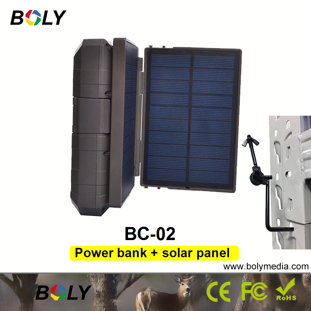 Trail Camera Solar Panel Powered - Boly BC-02 Điện Di Động Ngân