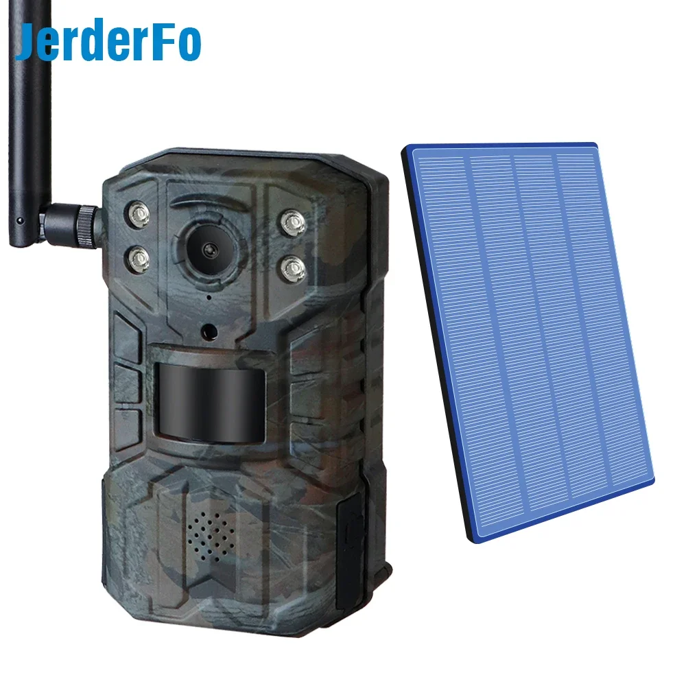 JerderFo Ucon H2 H6 Cellular 4 - đánh giá và giá Trail Camera Solar Panel Powered