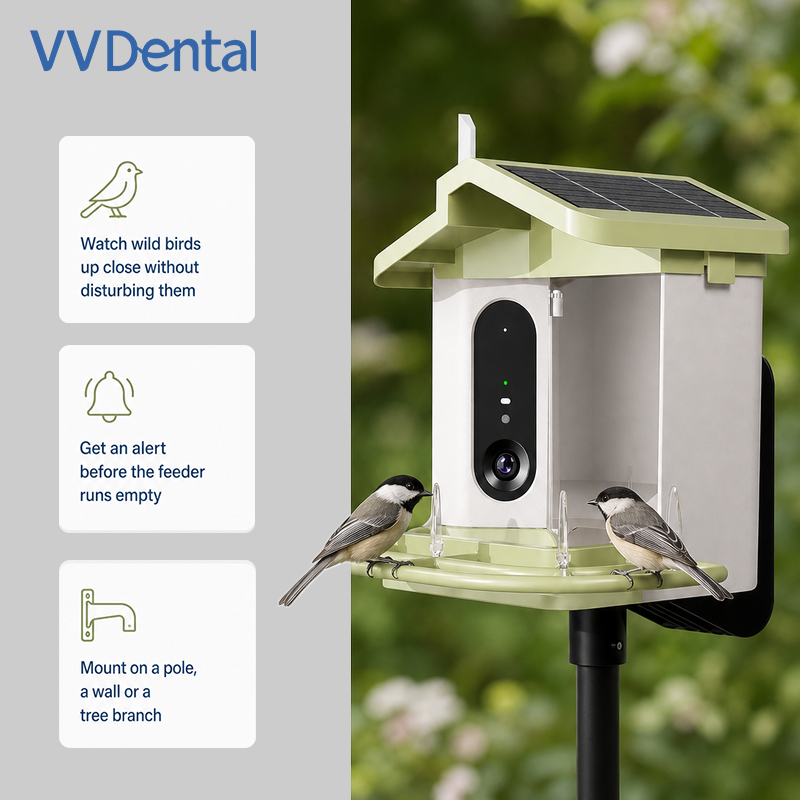 Smart Bird Feeder With Camera  - đánh giá và giá Bird Feeder Camera Wifi Smart Ai