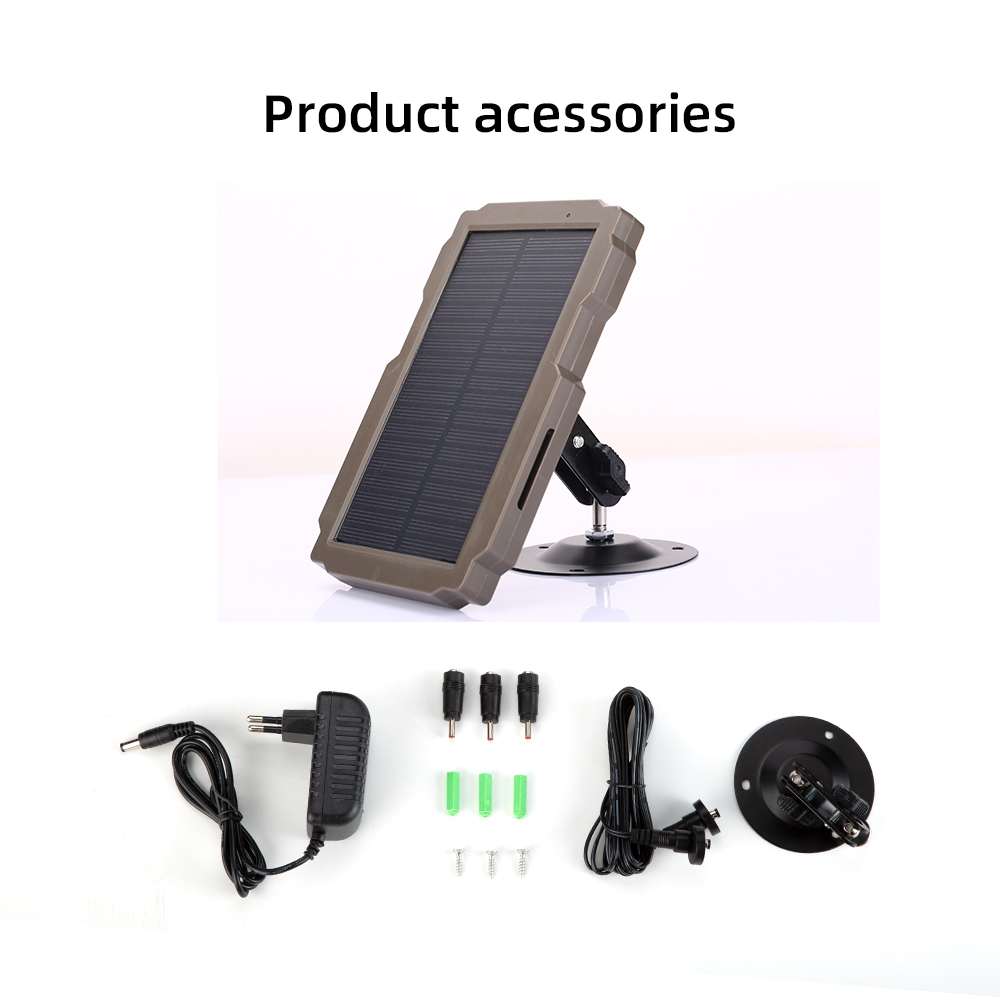 Ngoài Trời Chống Nước 1700MAh  - đánh giá và giá Trail Camera Solar Panel Powered