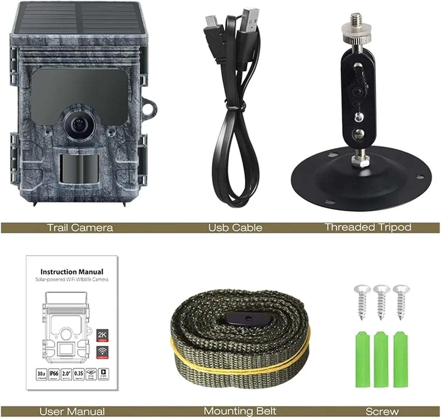 Game Camera 4K WiFi Solar Pane - đánh giá và giá Trail Camera Solar Panel Powered