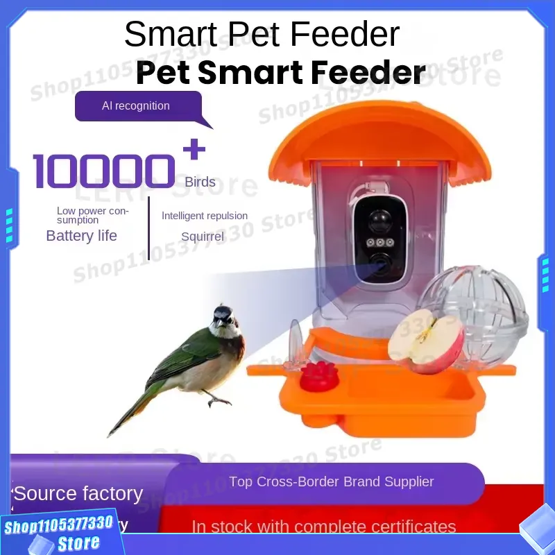3MP HD Smart Bird Feeder with  - đánh giá và giá Bird Feeder Camera Wifi Smart Ai