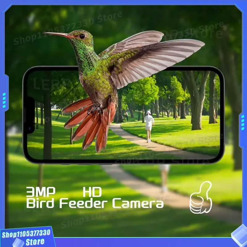 3MP HD Smart Bird Feeder with  - đánh giá và giá Bird Feeder Camera Wifi Smart Ai
