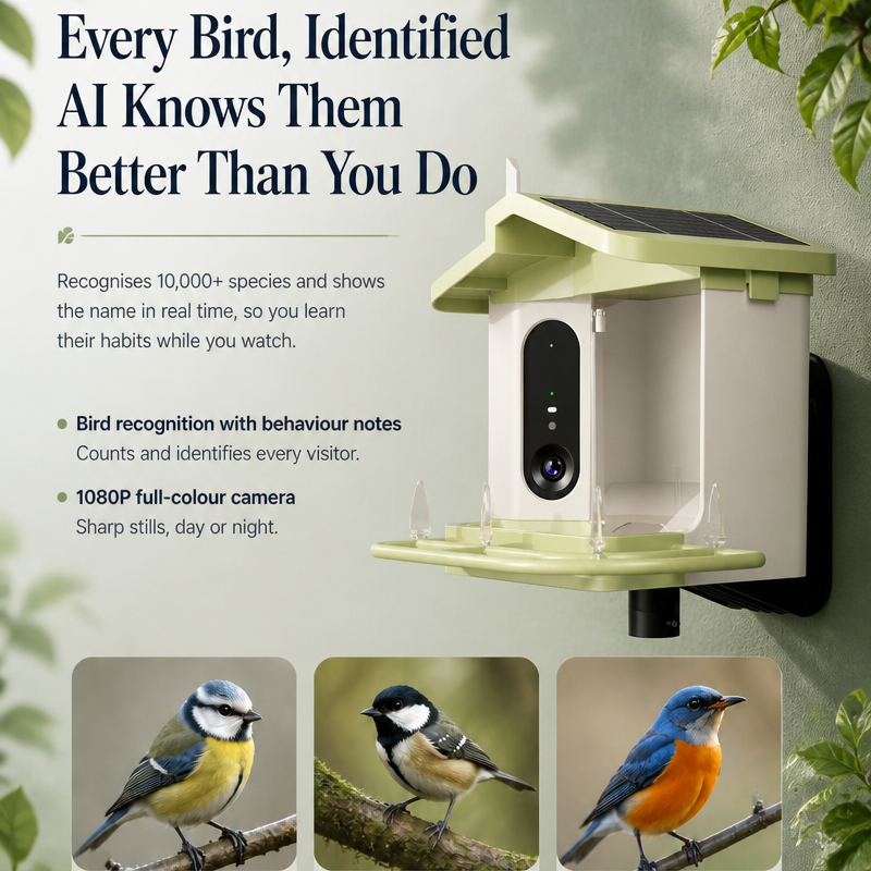 WiFi Smart Bird Feeder with Ca - đánh giá và giá Bird Feeder Camera Wifi Smart Ai