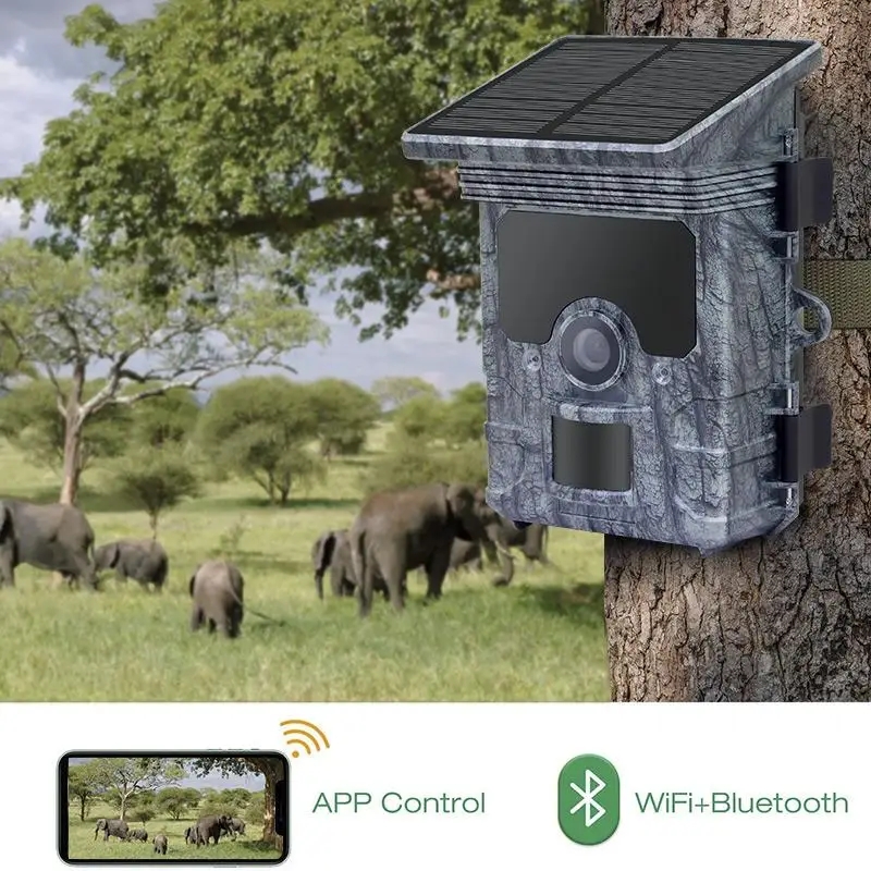 Night Vision Hunting Camera  4 - đánh giá và giá Trail Camera Solar Panel Powered