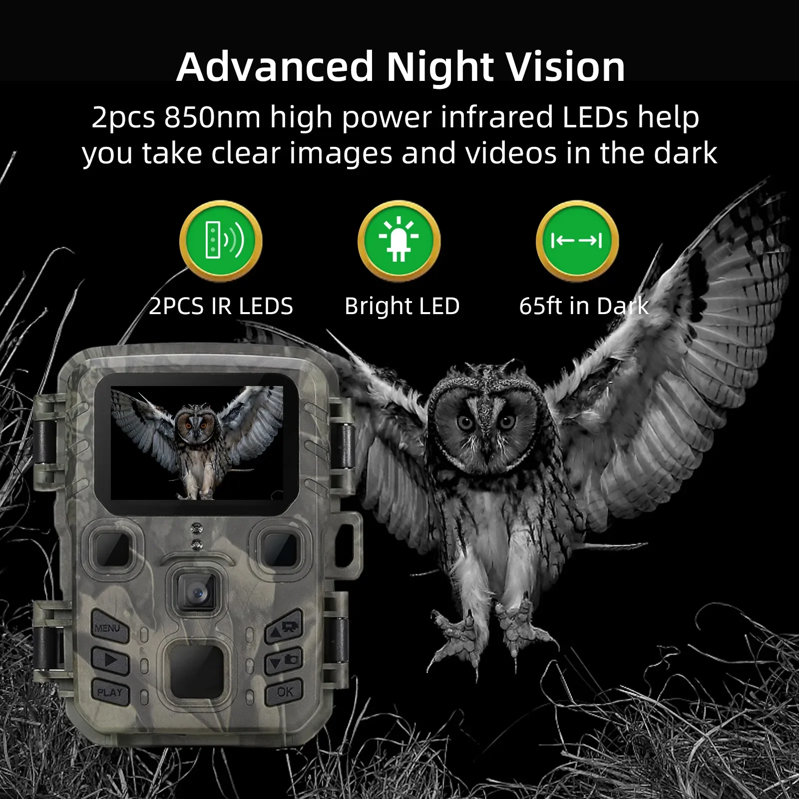 WiFi301 Trail Camera Wireless  - đánh giá và giá Trail Camera Wifi Bluetooth App Control