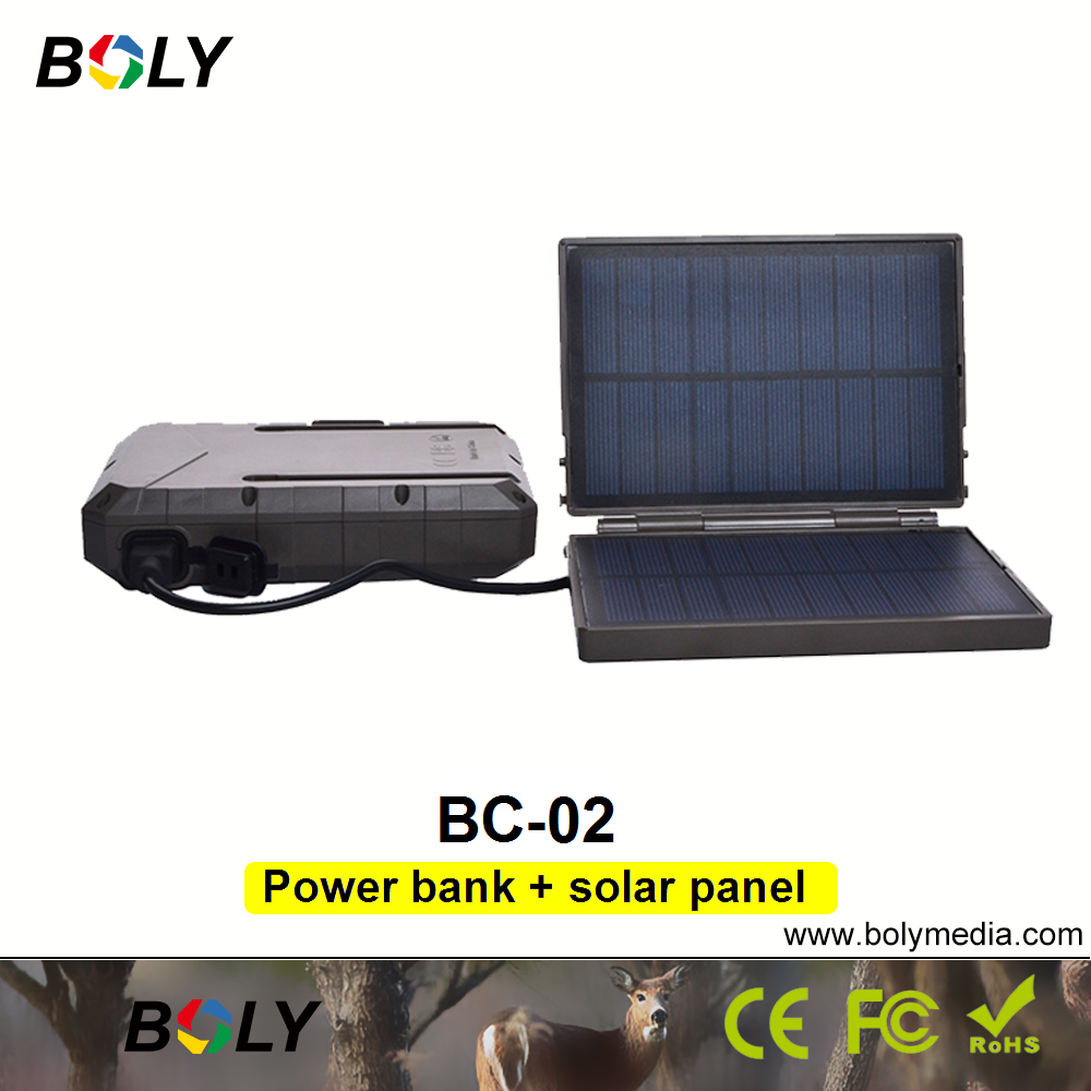 Boly BC-02 Điện Di Động Ngân H - đánh giá và giá Trail Camera Solar Panel Powered