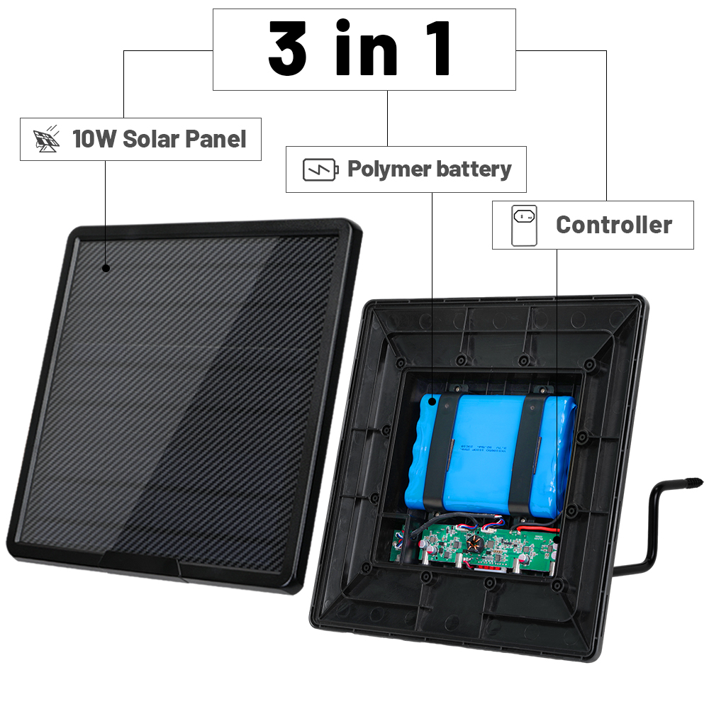 25000MAh Công Suất Lớn Điện Nă - đánh giá và giá Trail Camera Solar Panel Powered