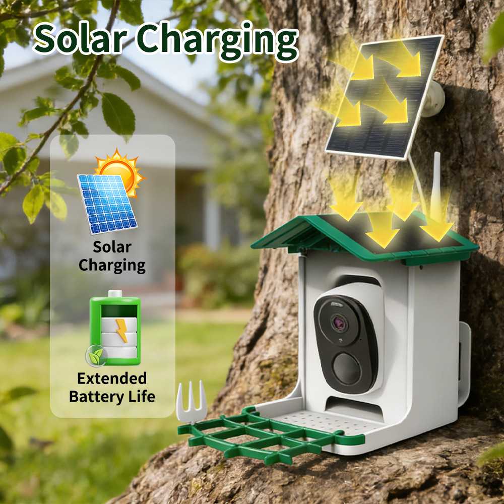 Smart Bird Feeder, Solar HD Co - đánh giá và giá Bird Feeder Camera Wifi Smart Ai