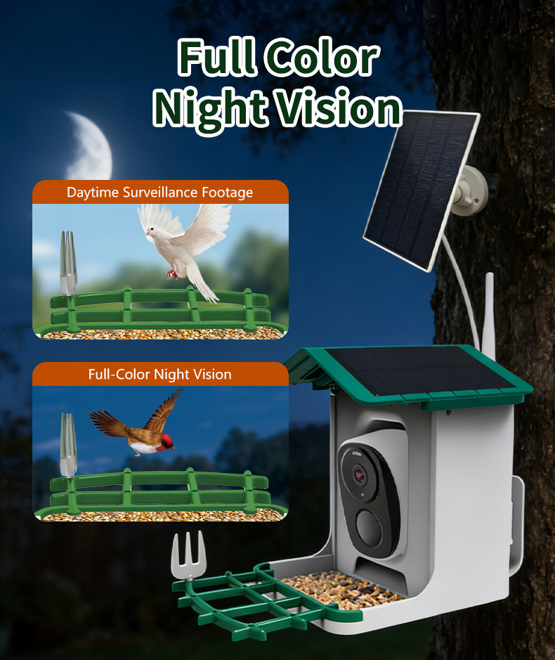 Smart Bird Feeder, Solar HD Co - đánh giá và giá Bird Feeder Camera Wifi Smart Ai