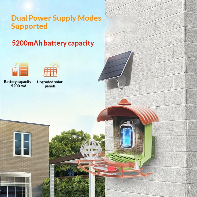 Outdoor Solar-Powered Automati - đánh giá và giá Bird Feeder Camera Wifi Smart Ai