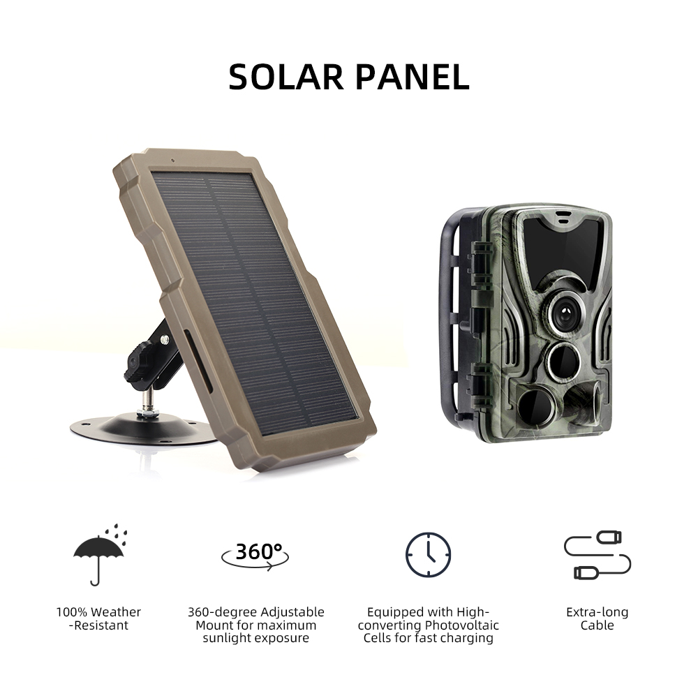 2500mAh Solar Panel Charger fo - đánh giá và giá Trail Camera Solar Panel Powered